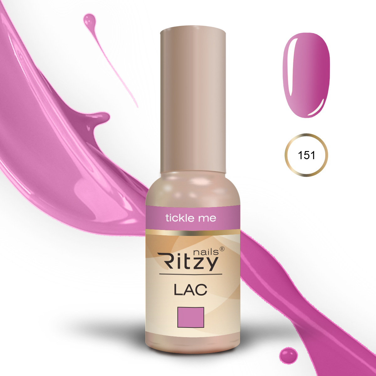 Ritzy Lac 151 Tickle Me/gel polish 9ml