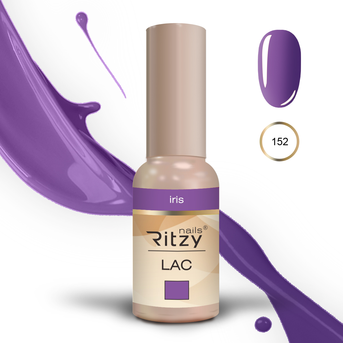 Ritzy Lac 152 Iris/gēla laka 9ml