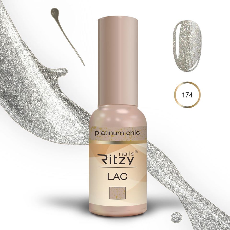 Ritzy lac 174 Platinium Chic/gel polish 9ml