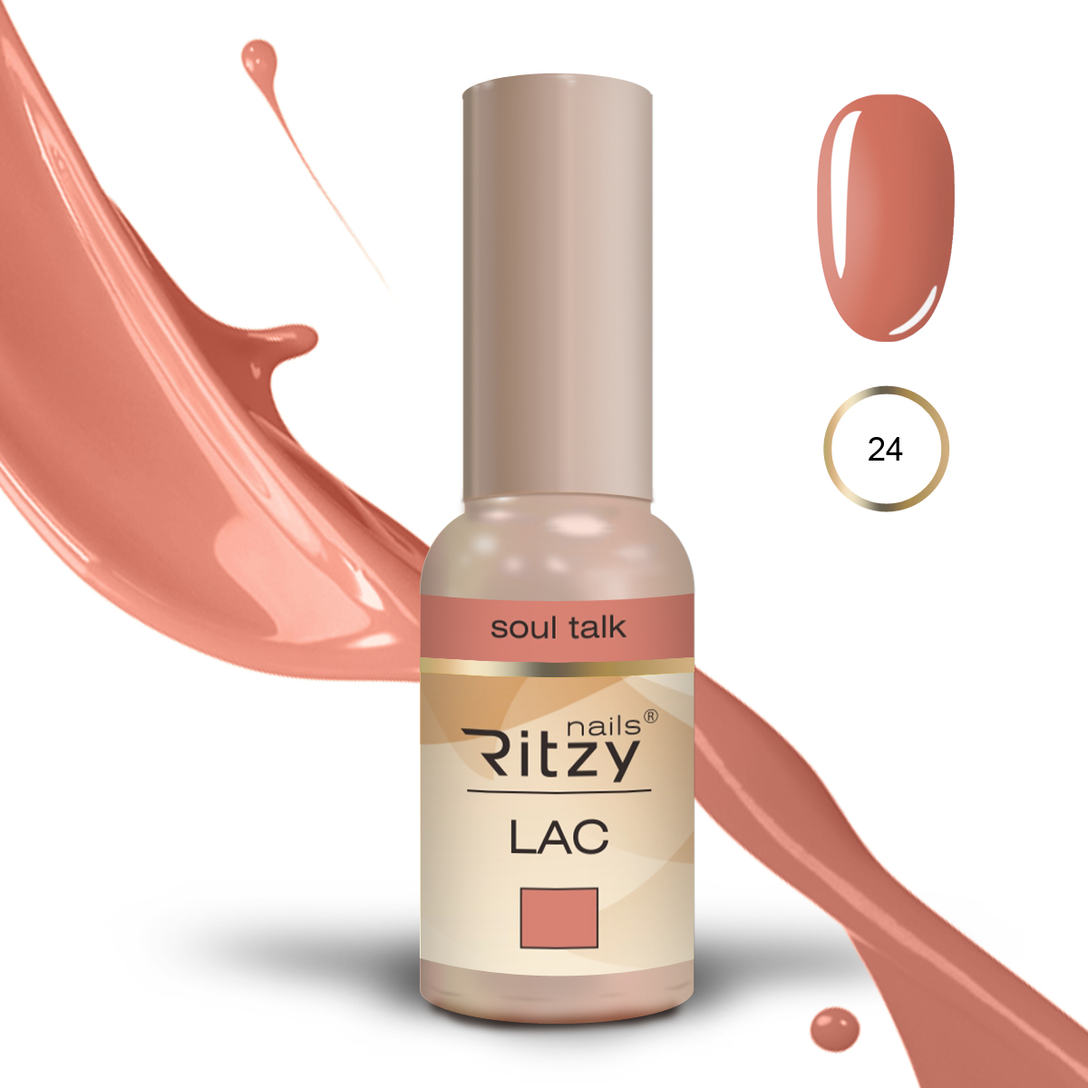 Ritzy Lac 24 Soul talk/gel polish 9ml