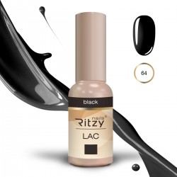 Ritzy Lac 64 Black гель лак 9 мл 