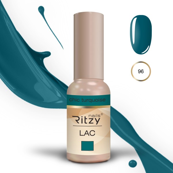 Ritzy Lac 96 Chic Turquoise/gēla laka 9ml