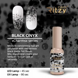 Ritzy lac Black onyx  gel polish 9 ml