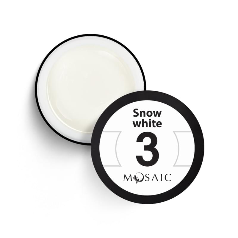 Mosaic 3 Snow white gēla krāsa 15 ml