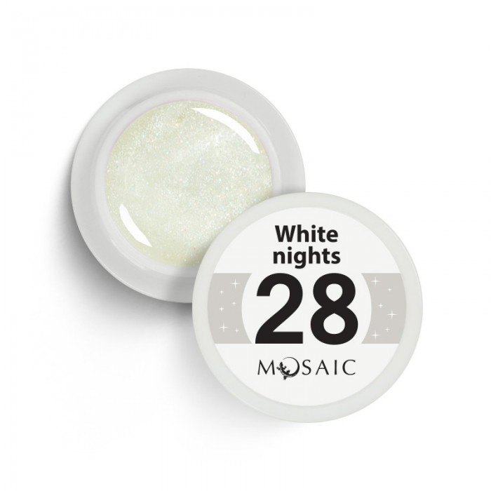 Mosaic 28 White nights gēla krāsa 5 ml