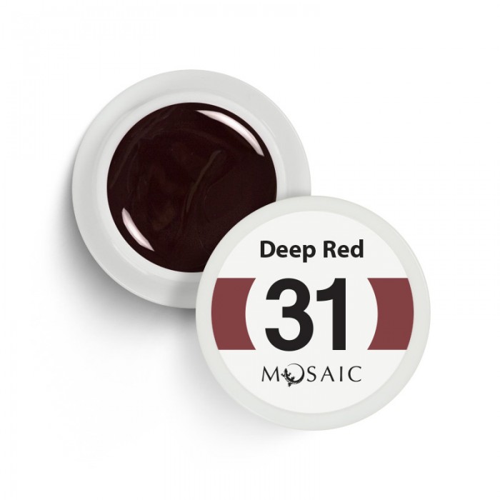 Mosaic 31 Deep red gel paint 5 ml