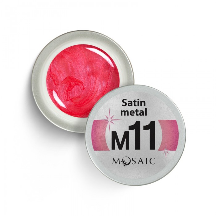 Mosaic M11 Satin metal gel paint 5 ml