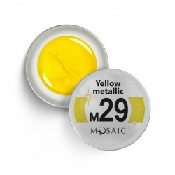 Mosaic M29 Yellow metallic гель краска 5 мл