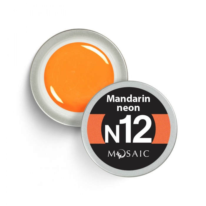 Mosaic N12 Mandarin neon gel paint 5 ml