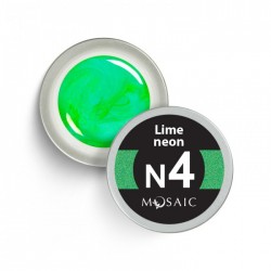 Mosaic N4 Lime neon гель краска 5 мл