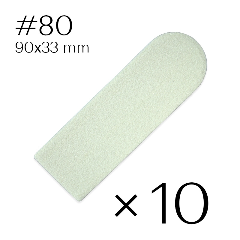 Mosaic Refill abrasive paper 80 grit 10 pcs