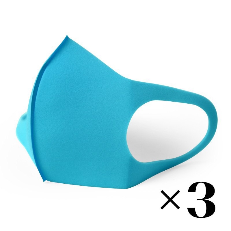 Reusable mask Blue x 3 pcs